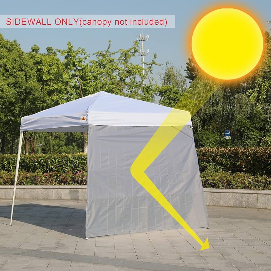 Amazon.com : ABCCANOPY Slant Leg Canopy SunWall, 1 Pack